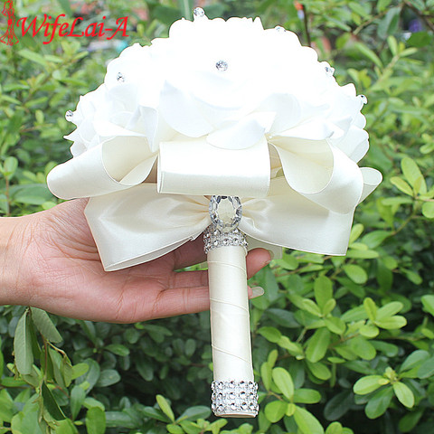 IN STOCK Cheapest PE Rose Bridesmaid Wedding Foam flowers Rose Bridal  bouquet Ribbon Fake Wedding bouquet de noiva 14 Color - Price history &  Review | AliExpress Seller - WIFELAI-A Official Store | Alitools.io
