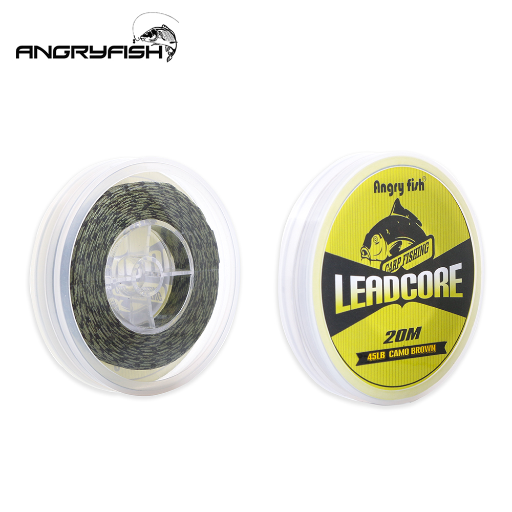 ANGRYFISH Lead Core Carp Fishing Line 25Lb 35Lb 45Lb 60Lb 20Meters for Carp  Rig Making Sinking Braided Line - Price history & Review, AliExpress  Seller - Angryfish 002 Store