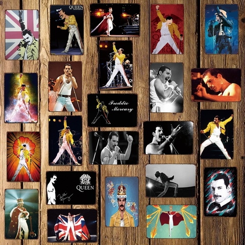 [ Mike86 ] Music Freddie mercury Metal Sign Wall Plaque Custom Poster Personality Classic Iron Painting Decor Art LT-1700 ► Photo 1/6