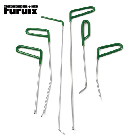 FURUIX 1/3/6 pcs  push Rods Set Paintless Dent Repair Tools Rods for Car Dent Remover Puller Hail Damage Repair Kit ► Photo 1/6