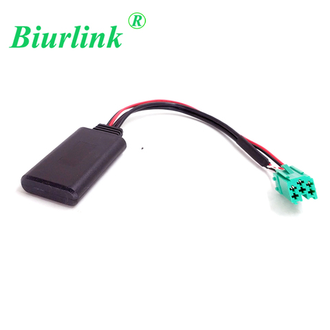 Car Bluetooth Module AUX Adapter MIC Handsfree MINI ISO 6Pin AUX