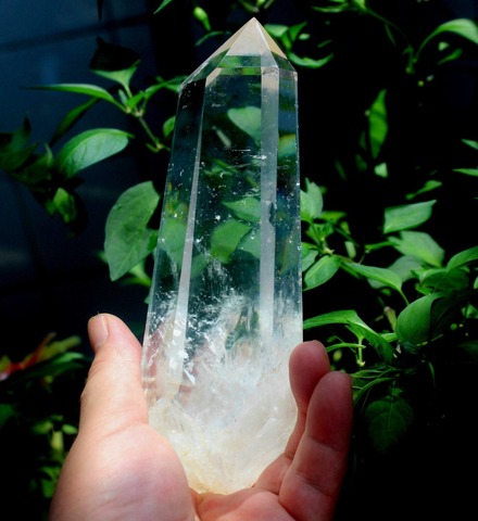 Large Clear Lemurian Seed Quartz Natural Point Cluster Crystal Rough Healing ► Photo 1/5