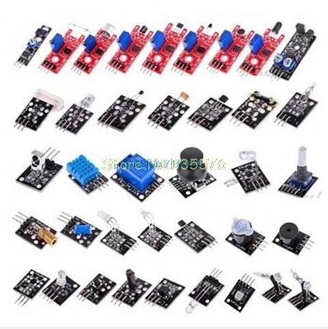 for arduino 37 in 1 Sensor Kit Starters brand /RRGB/joystick/photosensitive/Sound Detection/Obstacle avoidance/buzzer ► Photo 1/1