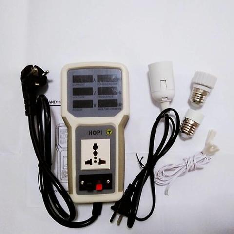 HOPI HP-9800 Handheld Power Meter Power Analyzer LED Metering Socket Measurable Current-voltage Power Factor ► Photo 1/6