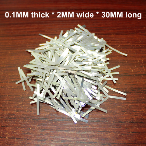 100g/bag Lithium battery nickel plated steel strip battery connection piece spot welded nickel sheet stainless steel SPCC ► Photo 1/2
