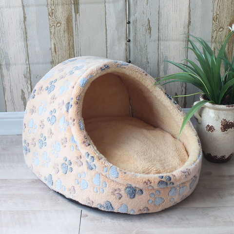 Pet Bed Dog House Kennel Puppy Cat Litter Bed Home Shape Nest Sofa Indoor Small Dogs Cats Cushion Removable Pillow Chihuahua Mat ► Photo 1/6