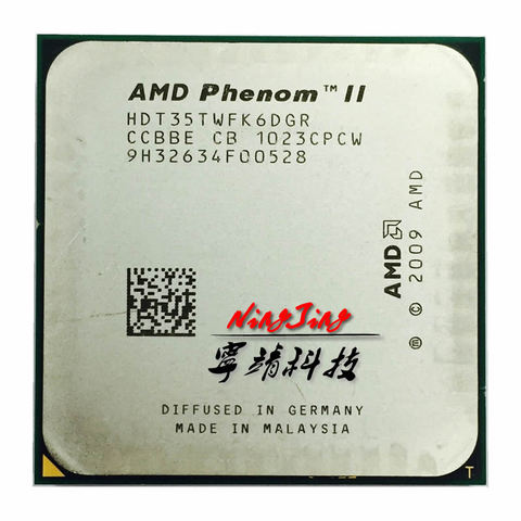 AMD Phenom II X6 1035T 1035 2.6G Six-Core CPU processor HDT35TWFK6DGR  Socket AM3 ► Photo 1/1