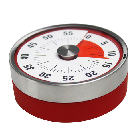 1pc 60 Minute Visual Countdown Timer,Magnetic Mechanical Kitchen