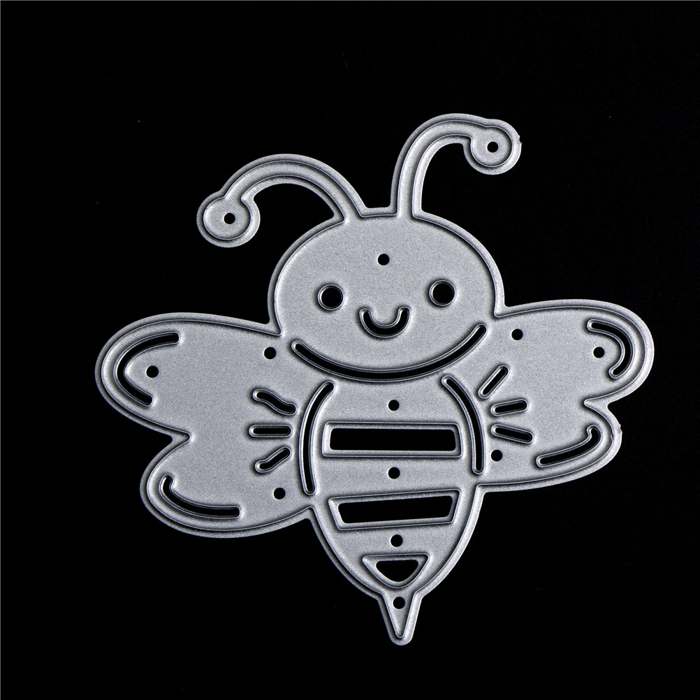 Cute Bee Metal Cutting Dies Stencils For Scrapbooking DIY Album Cards MakDC 