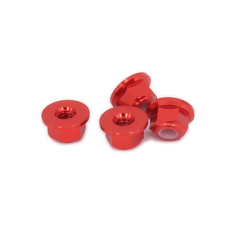 RCAWD 4PCS Aluminum Wheel Lock Nut M4 For RC Hobby Model Car 1/10 Kyosho Optima 4WD Axial Scx10 Crawler CNC Machined Spare Parts ► Photo 1/1