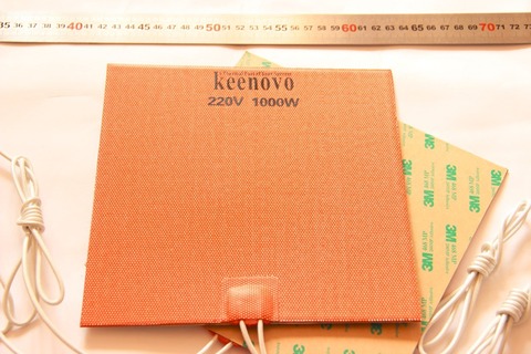 200X200mm,1KW@220V, Powerful KEENOVO Big Truck Engine Block Oil Pan Flexible Silicone Heater Pad ► Photo 1/1