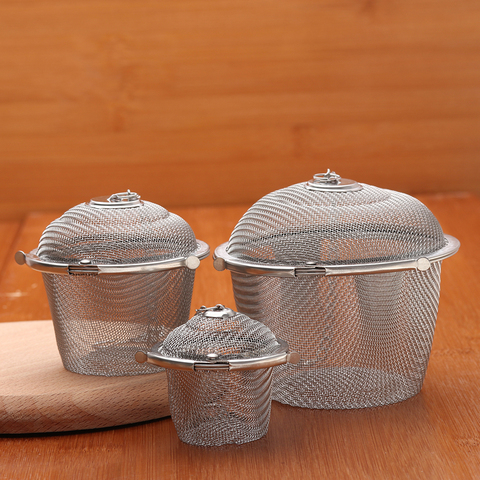 1PC Stainless Steel Soup Taste Spice Box Basket Brine Hot Pot Slag  Separation Colander Strainers Cooking Tools 3 Sizes - Price history &  Review, AliExpress Seller - ^17 PINK^ Store