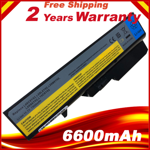 7800mAh 9 Cells Battery For Lenovo IdeaPad G560 G565 G570 G575 G770 G470 G475 G780 V360 V370 V470 V570 Z370 Z460 Z470 Z560 Z570 ► Photo 1/3