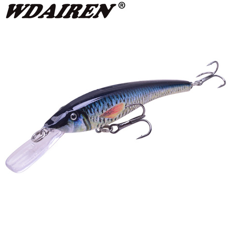 WDAIREN Professional Topwater Fishing Lure 100mm 5.6g Suspend Wobbler Minnow Depth 0.5-1.6m Bass Pike Bait Wobbler Lures ► Photo 1/1