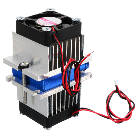 1Pcs Thermoelectric Refrigeration Cooling System DIY Kit Thermoelectric Cooler Refrigeration Cooling System with Fan ► Photo 1/1