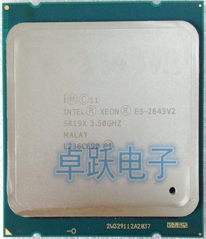 E5-2643 V2 Original Intel Xeon E5-2643V2 CPU 6-cores 3.50GHZ 25MB 22nm LGA2011 E5 2643V2 processor  free shipping ► Photo 1/1