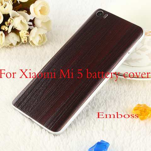 Emboss For xiaomi Mi5 Plastic Battery Back Cover For xiaomi Mi 5 M5 Battery Cover Replacement ► Photo 1/6