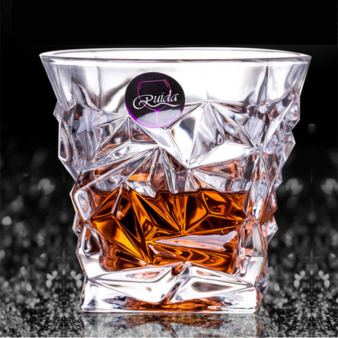Brand Wine Glass Lead-free Heat Resistant Transparent Crystal Beer Whiskey Brandy Vodka Cup Multi Pattern Drinkware Bar Gifts ► Photo 1/6
