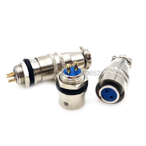 XS10 Aviation connector 10mm push-pull circular quick connector 2pin 3/4pin5pin 3A 250V Gold plated contact Male and Female plug ► Photo 1/6