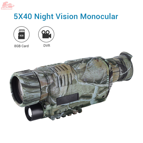 High Quality Infrared Digital 5x40 Night Vision Binoculars,Night Scope Camera,Non Thermal Gen3 for Hunting Camouflage Monocular ► Photo 1/6