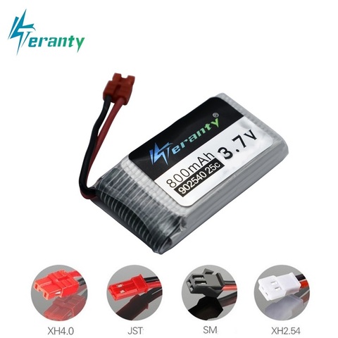 3.7V 800mAh 25c Lipo Battery 902540 for Syma X5 X5C X5S X5SC X5SW TK M68 CX-30 CX-30 K60 905 V931 RC Quadcopter Drone Spare Part ► Photo 1/6