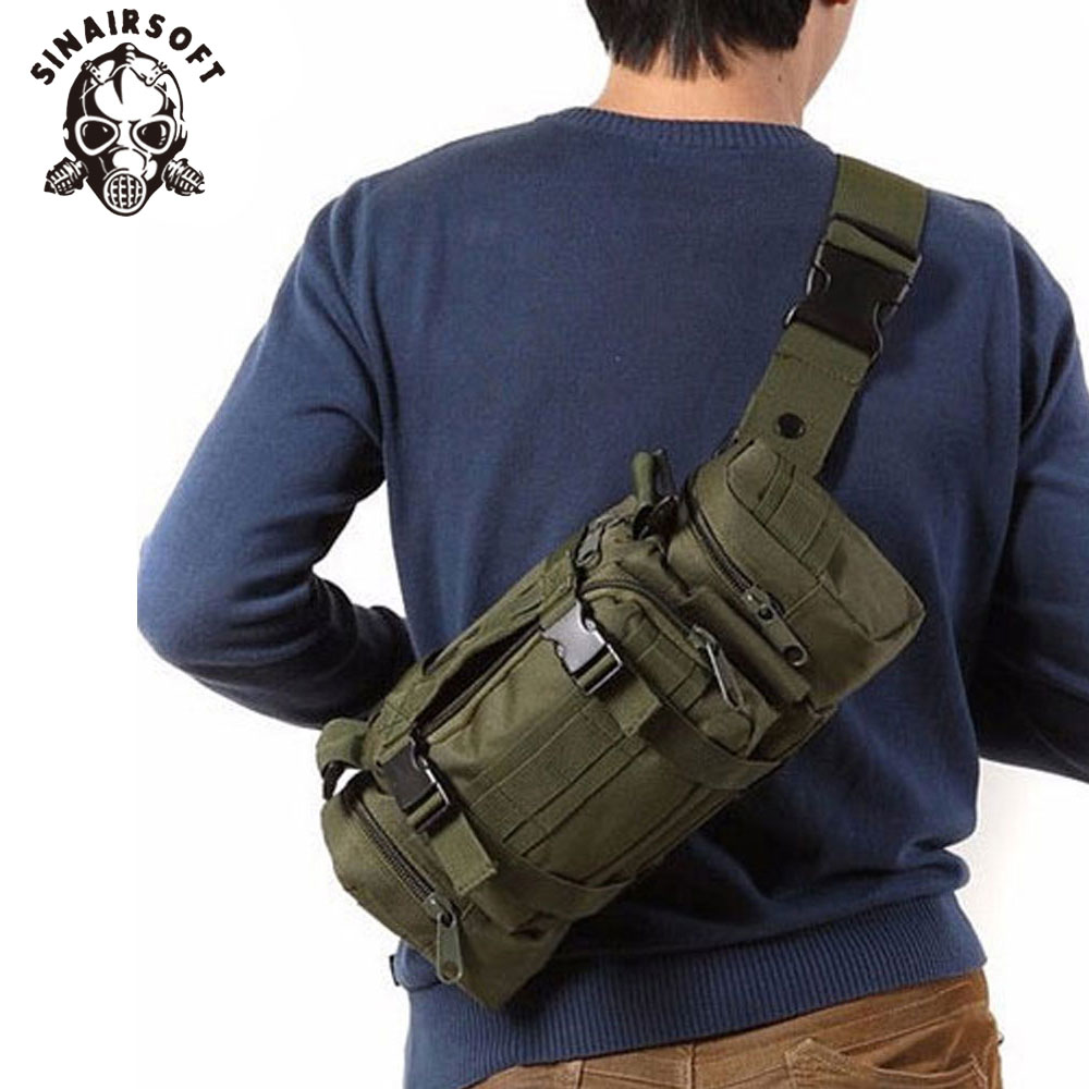 Men Outdoor Tactical Waist Bags Fanny Pack Military Backpack Pouch Travel Hiking 