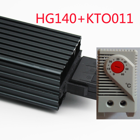 HG140 100W Industrial Cabinet Heater 35mm Din Rail Type Fan Heater PTC Sermiconductor Heater Work with Thermostat ► Photo 1/6