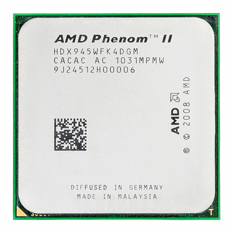 AMD Phenom II X4 945 95W 3.0GHz 6MB Quad-Core CPU Processor Socket AM3 ► Photo 1/2