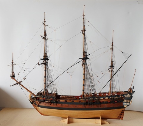 Scale 1/96 classic Russian wooden ship model Kit ingermanland 1715 ship wooden model ► Photo 1/1