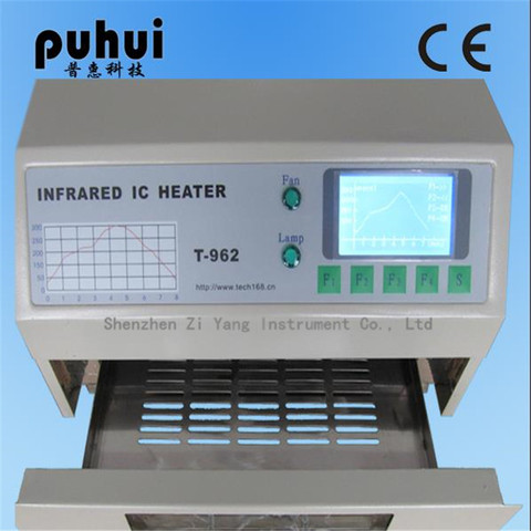 PUHUI T-962 T962 Reflow Oven Infrared IC Heater Soldering Machine 800W 180 x 235 MM T962 For BGA SMD SMT Rework ► Photo 1/5