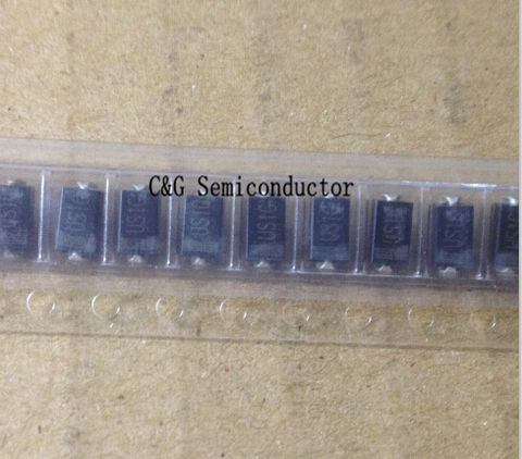 100pcs US1G UF4004 HER104 1A 400V SMA SMD fast recovery diode ► Photo 1/1