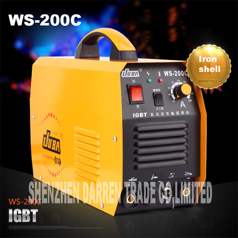 new portable WS-200C IGBT inverter TIG welder argon welder welding argon arc welding machine soldering iron ► Photo 1/1