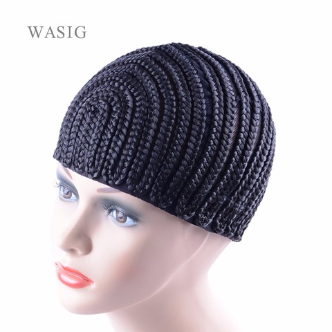 Super Elastic Cornrow Cap For Weave Crochet Braid Wig Caps For Making Wigs  Top Quality Weaving Braid Cap Wig Net Black Color 1PC - Price history &  Review