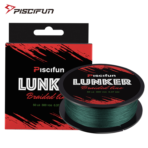 Piscifun Lunker 274M Fishing Line 0.06-0.5mm 4 Strands 6-80lb Strong  Netherlands PE Fiber Multifilament Braided Fishing Line - Price history &  Review, AliExpress Seller - Piscifun Official Store