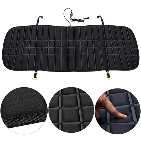 Car rear Seat Heated Cushion Warmer 12V Auto seat Winter Heating Car Seat Cover Heater Cold Weather Protection Warm-Keeping ► Photo 1/6