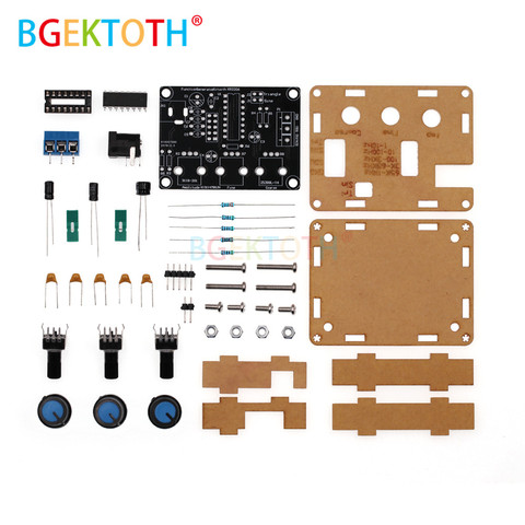 Function Signal Generator DIY Kit Sine/Triangle/Square Output 1Hz-1MHz Signal Generator Adjustable Frequency Black XR2206 ► Photo 1/6