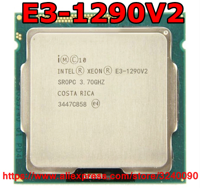 Original Intel Xeon CPU E3-1290V2 Processor 3.70GHz 8M Quad-Core Socket 1155 free shipping E3 1290V2 E3-1290 V2 E3 1290 V2 ► Photo 1/1
