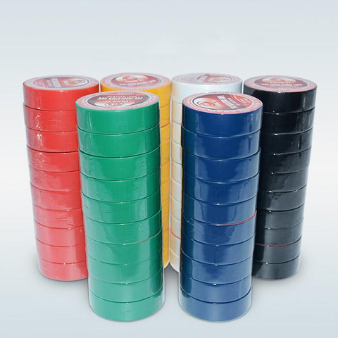 1PC 6 Colors 16mm*10y(9.2M) Waterproof Insulation Electrical Tape Eectrical Flame Retardant PVC Tape For Repairing Bonding Tool ► Photo 1/6