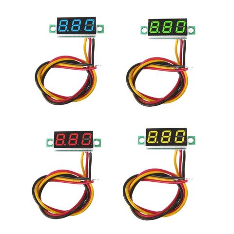 0.28 Inch Mini DC 0-100V 3 Wires LED Display Digital Voltmeter Voltage Panel Meter Detector Monitor Tester ► Photo 1/6