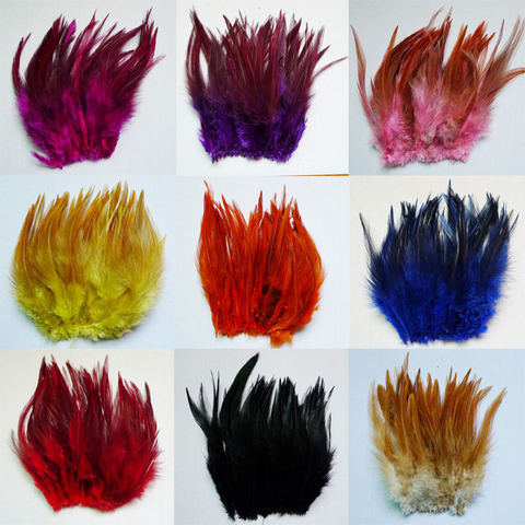 rooster neck feather DIY clothes ornaments decorate feathe 50 root sell 10-15cm 4-6 inch ► Photo 1/1