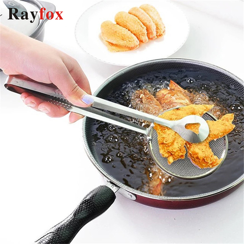 Kitchen Accessories Multifunction Stainless Steel Sieve Filter Spoon Fried Food Oil Strainer Clip Handheld Cooking Tools Gadgets ► Photo 1/6