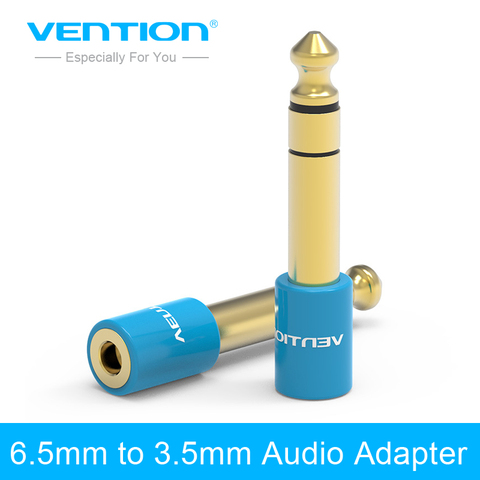 Vention 1Pcs 6.5mm Male Plug to 3.5mm Female Jack Stereo Headphone Headset Audio Adapter Connector Plug For Microphone ► Photo 1/1