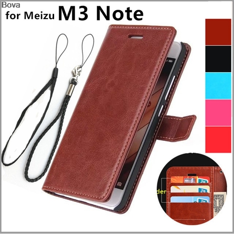 Fundas MEIZU M3 Note 5.5-inch card holder cover case for Meizu M3 Note pu leather phone case wallet flip cover ► Photo 1/6