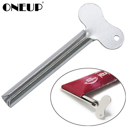 ONEUP Stainless Steel Metal Tube Toothpaste Squeezer Tube Bathroom Hair Color Dye Cosmetic Paint Squeezer Dispenser For washroom ► Photo 1/6