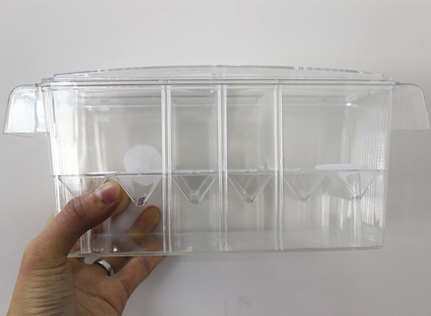 L M S Sizes 3 IN 1 Fish Breeding Boxes Hatching Incubator Isolation Acrylic Aquarium Tanks Durable Betta Fish Tank AT001 ► Photo 1/6