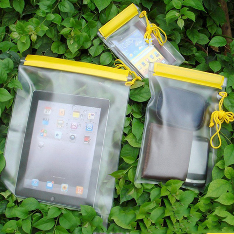3Pcs Waterproof Dry Bag Clear Case Outdoor Pouch Canoe Floating Boating Kayaking Camping Water-Resistant Bags For Phone ► Photo 1/6