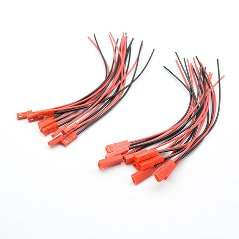10pairs 20pcs/2pairs 150mm 2 Pin Connector red JST Plug Cable Male/Female For RC BEC Battery Helicopter DIY FPV Drone Quadcopter ► Photo 1/4