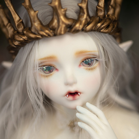 Free Shipping Minifee Hwayu Vampire ELF Doll BJD 1/4 Sunshine Girl Thick Lips Love Smile Pretty Toy For Girls Fairyland MNF ► Photo 1/5