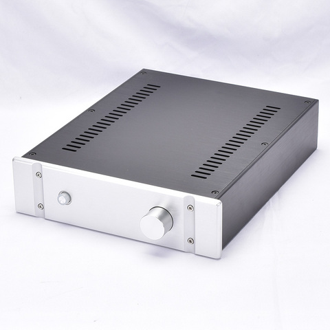 KYYSLB 260*70*311MM DIY Box 2607B All Aluminum Amplifier Chassis Case Preamplifier Chassis Amp Enclosure Housing  with Louvers ► Photo 1/6