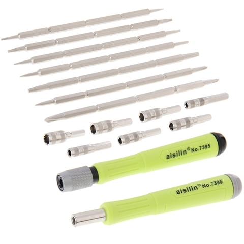 aisilin 16 in 1 Multi-bits Interchangeable Screwdriver Repair Tool Set for iPhone 6 & 6S / iPhone 5 & 5S / Mobile Phone ► Photo 1/1